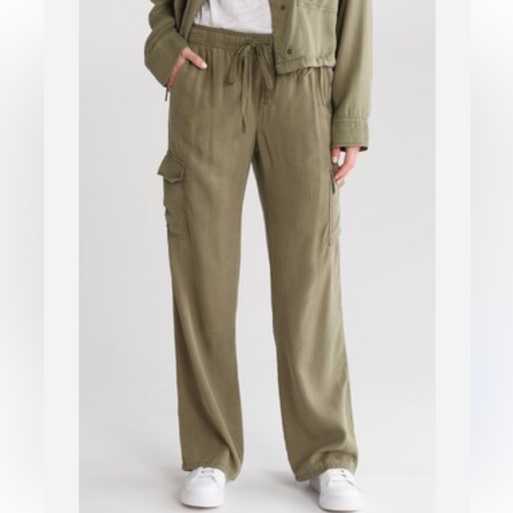 NWT Sanctuary Caravan Tencel Green Cargo Pants Sizes XS, S, M, L & XL